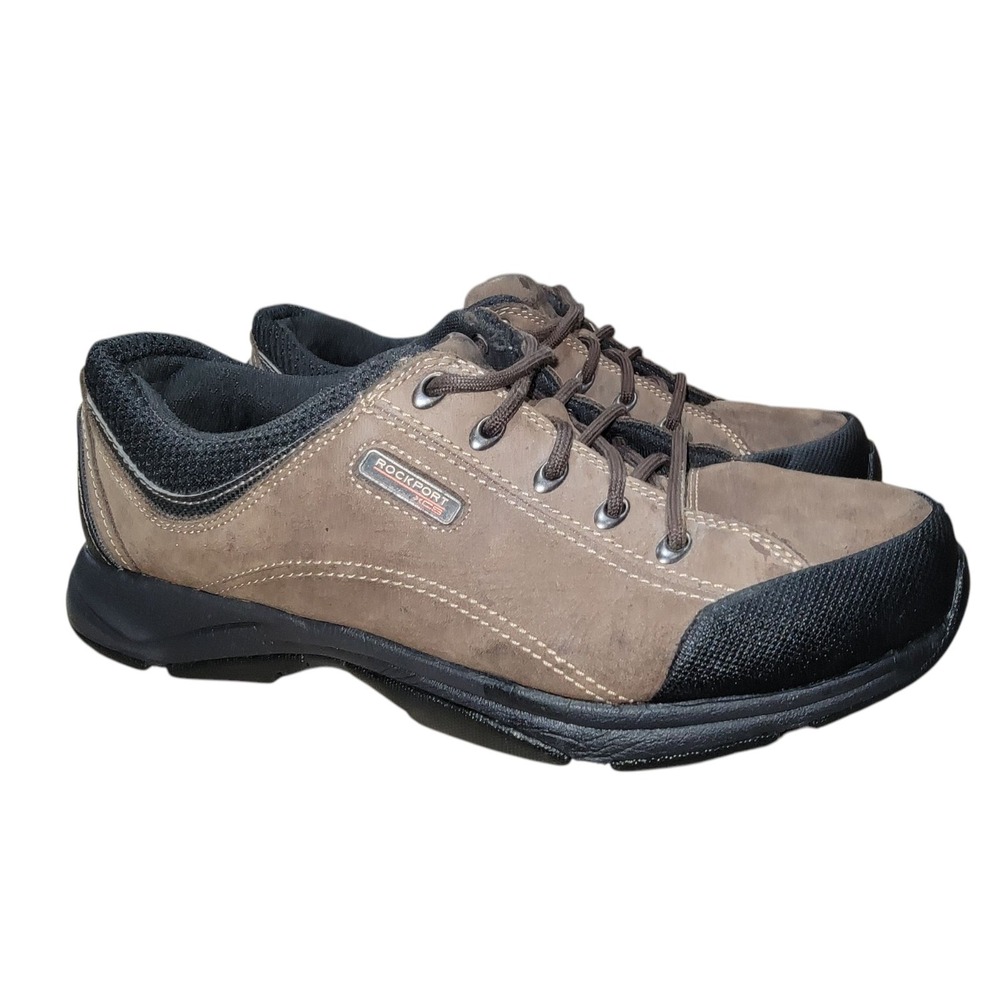 Rockport XCS Walking Shoes Men's Size 9 W Brown Nubuck Chranson Sneakers K58151